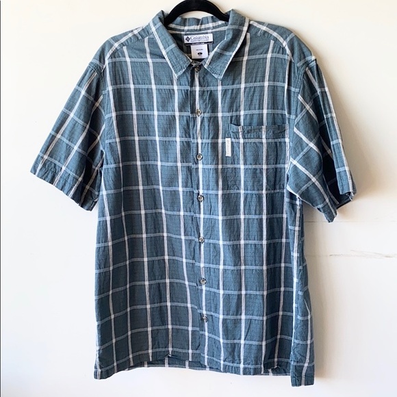 Columbia Other - Columbia Plaid Short Sleeve Front Button Shirt